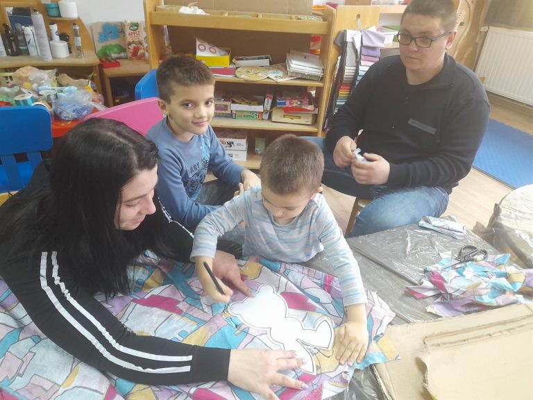 Uskrsna radionica djece, roditelja i odgojitelja u skupini Vjeverice
