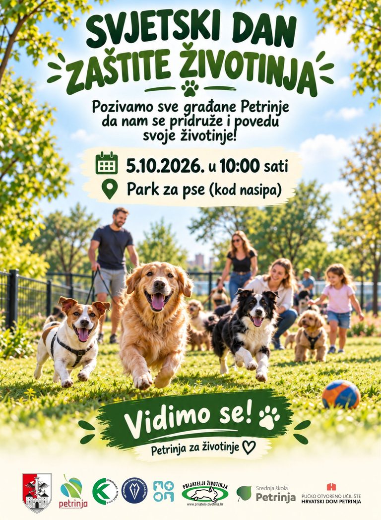 Dođite s nama obilježiti Svjetski dan zaštite životinja!